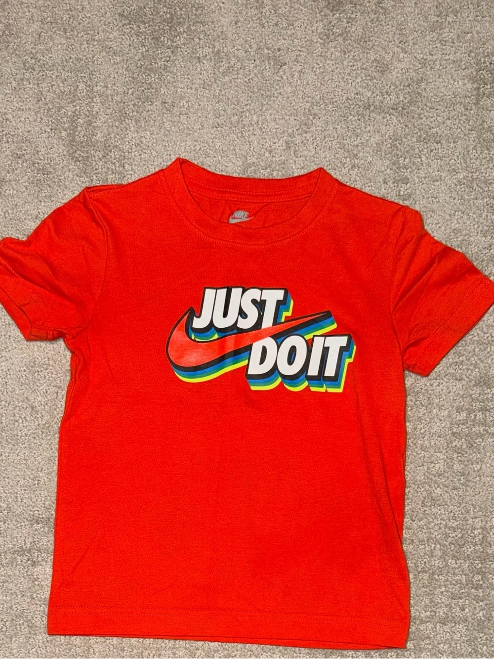 Kids Nike Just Do It T-Shirt and Shorts Set Size 7
